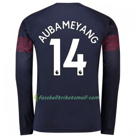 Günstige Fußballtrikots Arsenal Aubameyang 14 2018-2019 Langarm Auswärts-trikot kaufen